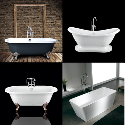 Baignoires : les différents matériaux