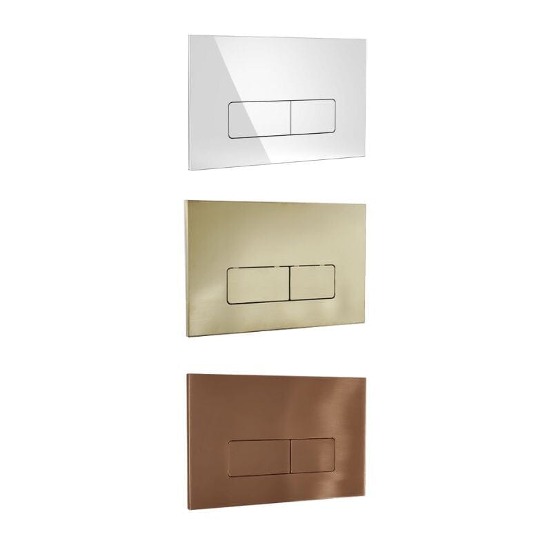 Ensemble WC suspendu PISA en céramique noir mat avec réservoir et bouton de chasse d&