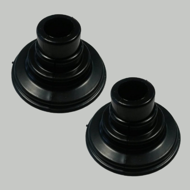 Lot de 2 Caches tuyaux muraux sèche-serviettes noir mat - Le Monde du Bain