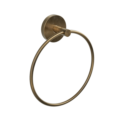 Anneau porte-serviette CIRCLE or ancien