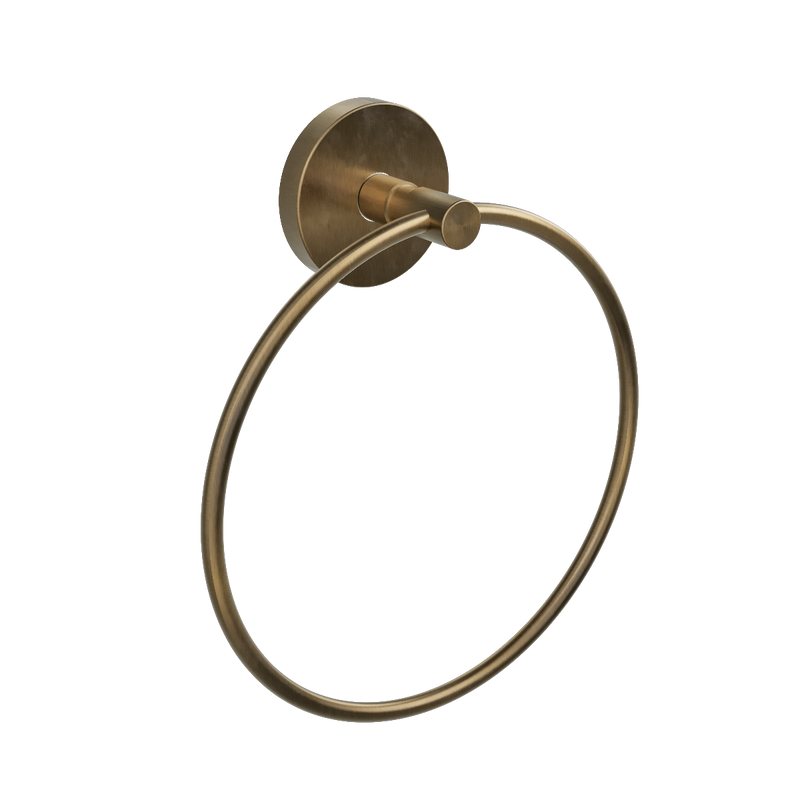 Anneau porte-serviette CIRCLE or ancien