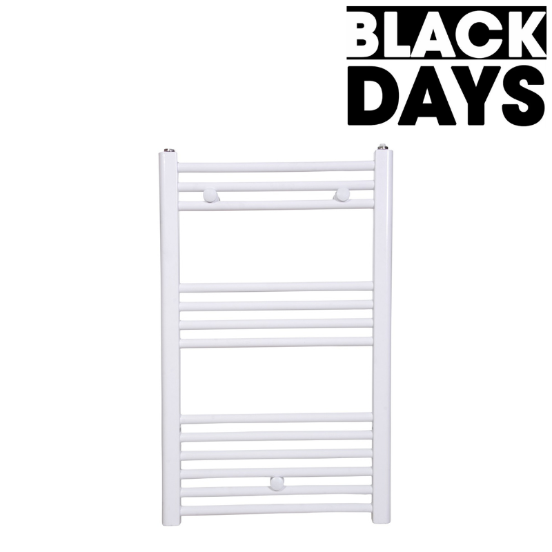 Radiateur sèche-serviettes eau chaude CODA 80 x 50 cm blanc