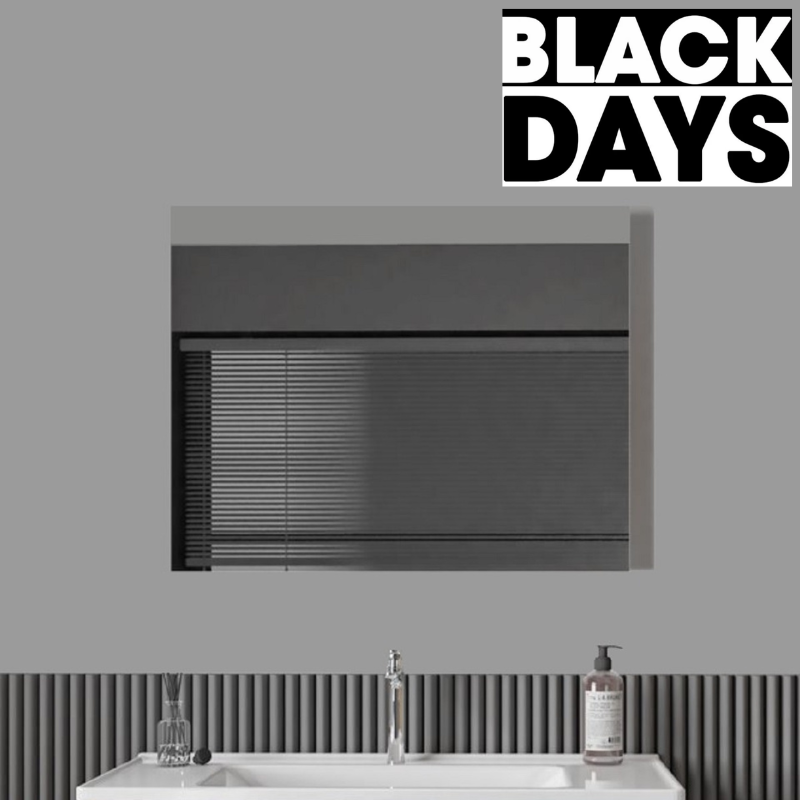 Miroir rectangulaire sans cadre DORIA largeur 80 cm