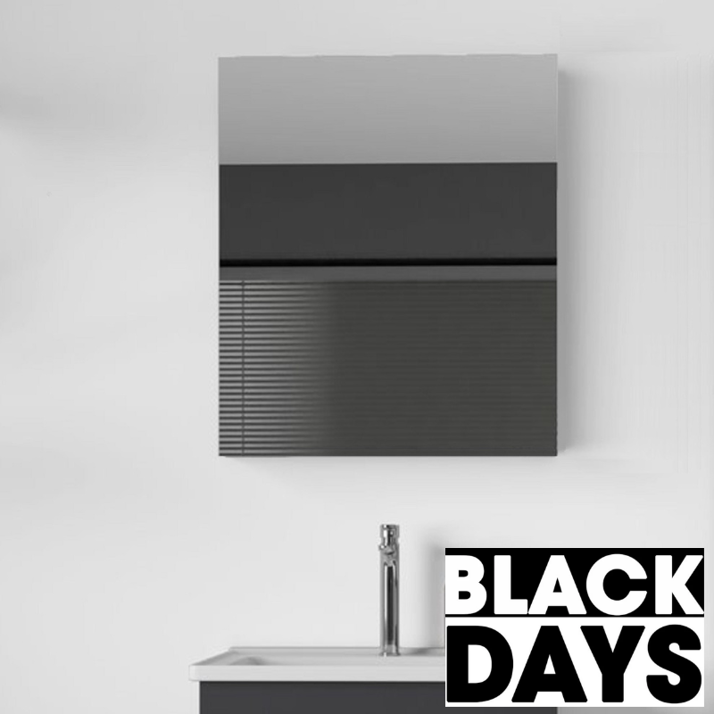 Miroir rectangulaire sans cadre DORIA largeur 60 cm