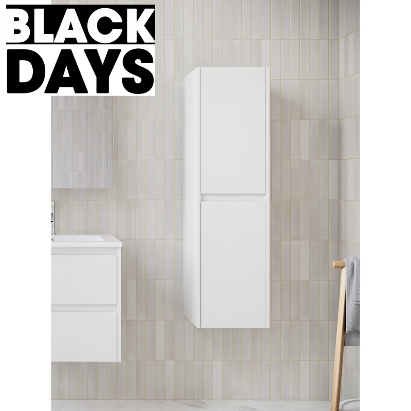 Grande armoire de rangement FORTINA hauteur 120 cm, blanc