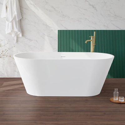 Baignoire îlot design en sanydur ovale MODERN - Le Monde du Bain