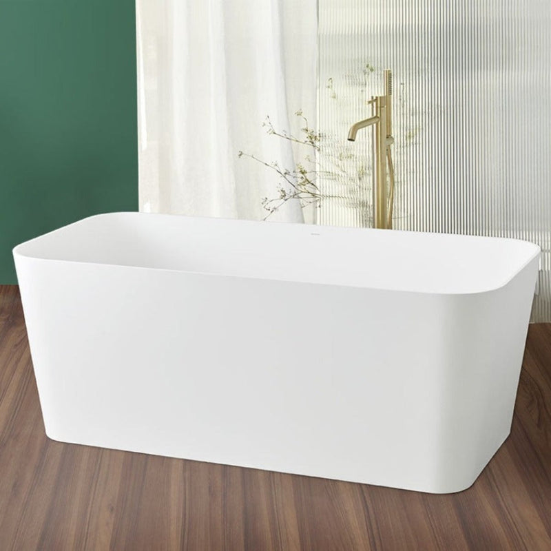 Baignoire îlot design en sanydur surface rectangulaire RUST - Le Monde du Bain