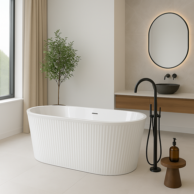 Baignoire CORBIN blanc brillant