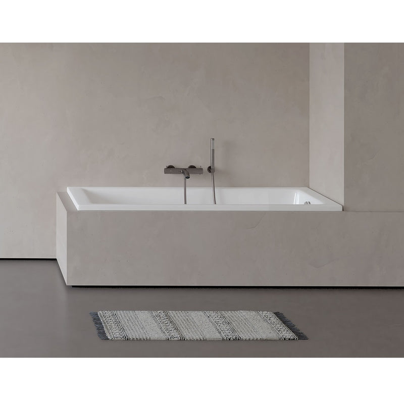 Baignoire rectangulaire encastrable BALI, blanc brillant - Le Monde du Bain