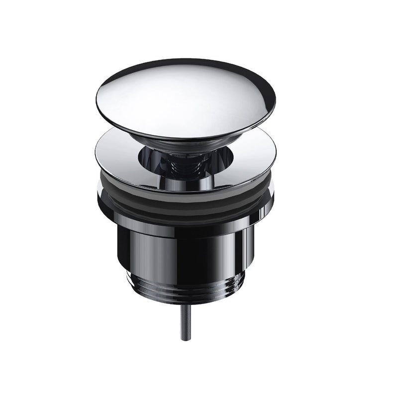 Bonde lavabo clic-clac universelle Sanycces, en laiton finition chrome | Chrome_ miniature