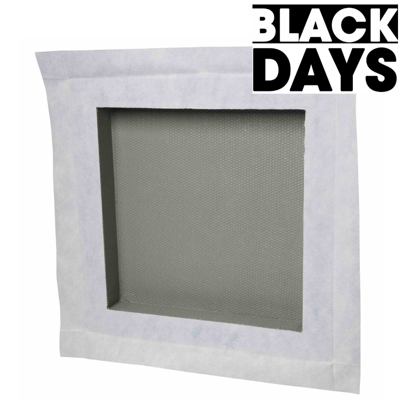 Niche à carreler étanche - Format intérieur 40 x 40 cm - 5.5 cm de profondeur