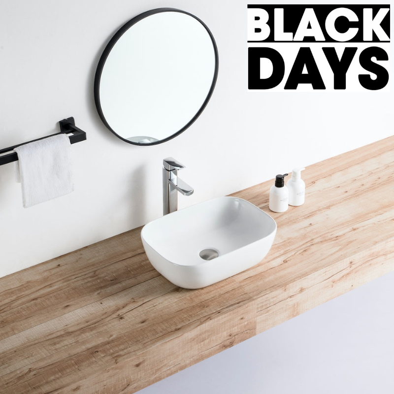 Vasque à poser rectangulaire en céramique CUARTO 3 coloris