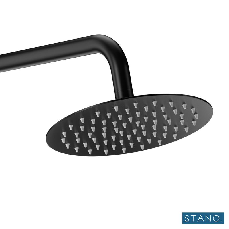 Colonne de douche thermostatique PONTI noir mat - Le Monde du Bain