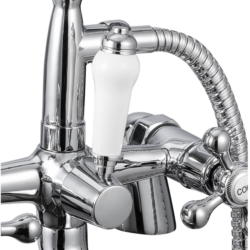 Robinet mélangeur baignoire rétro sur pieds VICTORIA