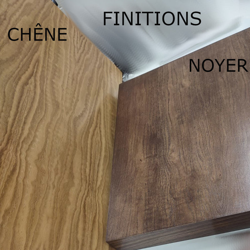 Plan suspendu pour vasque TOP noyer