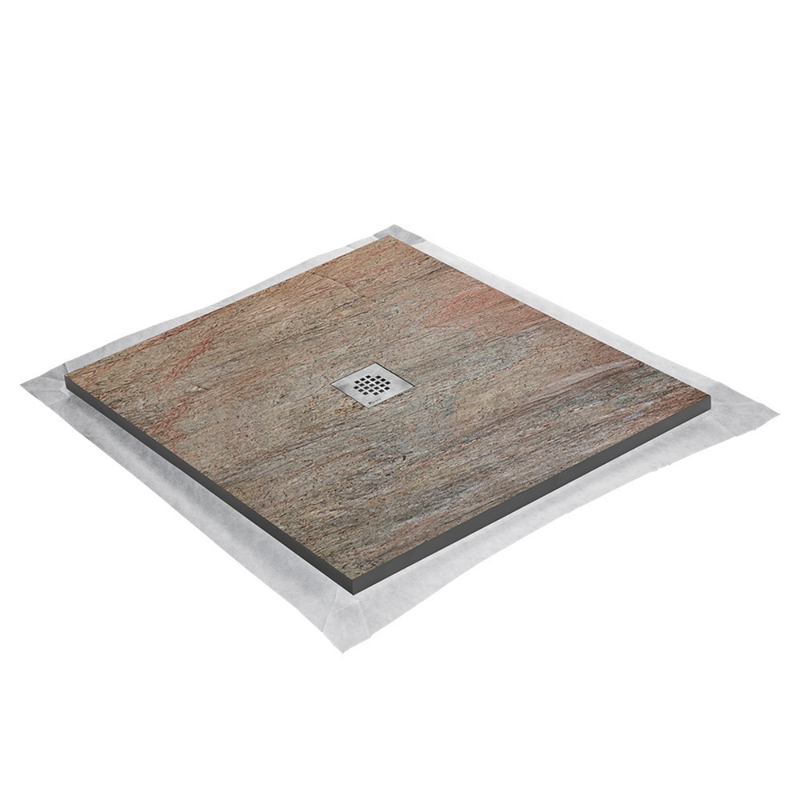 Receveur de douche extra plat PIERRE NATURELLE Cuprus - Le Monde du Bain