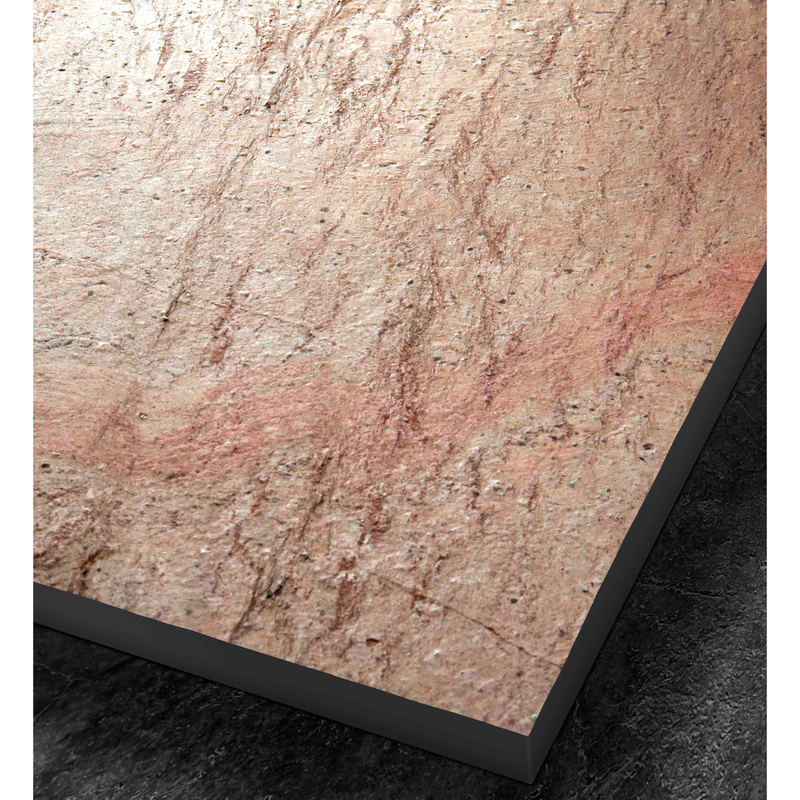 Zoom finition Receveur de douche extra plat PIERRE NATURELLE Cuprus - Le Monde du Bain