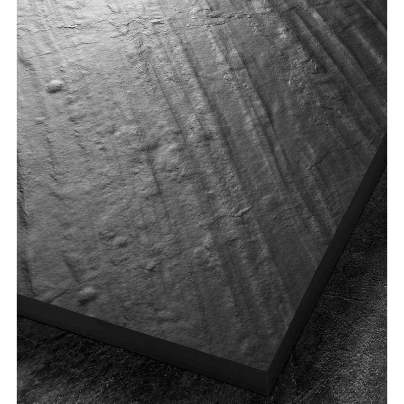 Finition Panneau d’habillage mural pour douche PIERRE NATURELLE Graphite - Le Monde du Bain