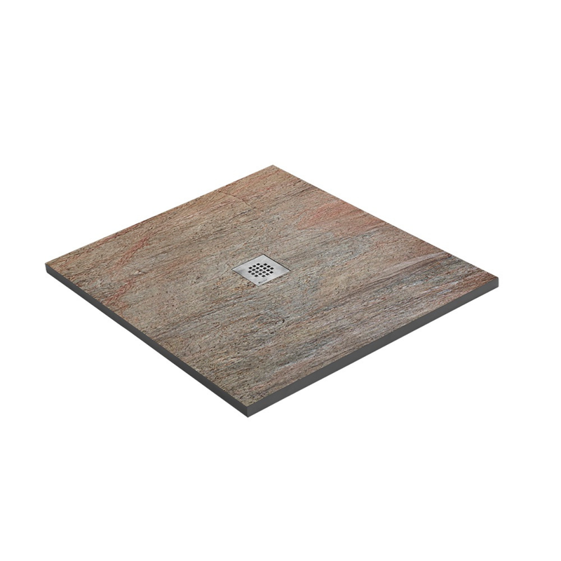 Receveur de douche extra plat PIERRE NATURELLE Cuprus - Le Monde du Bain