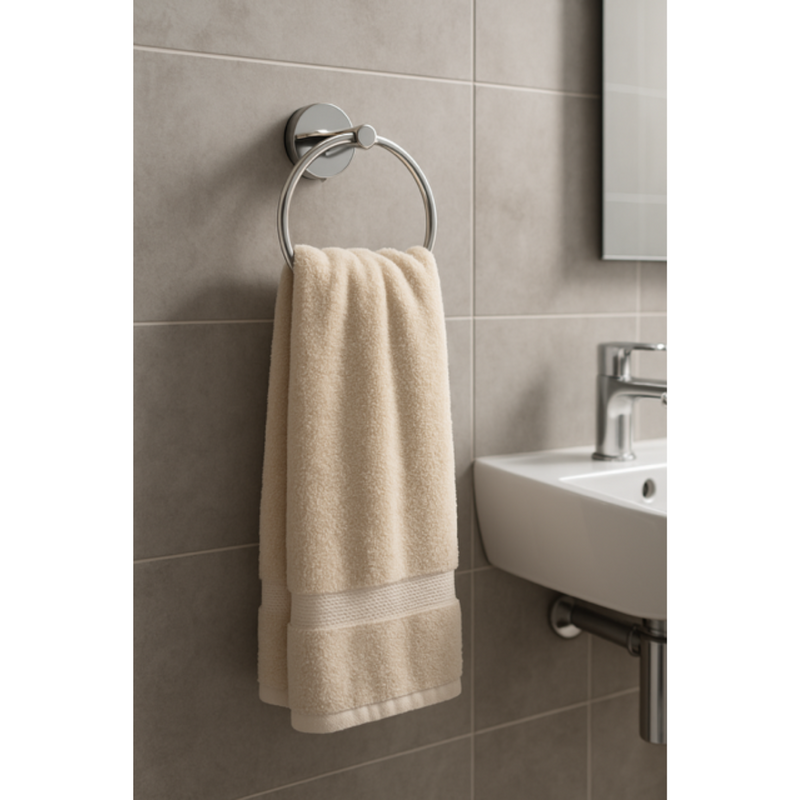Anneau porte-serviette CIRCLE chromé