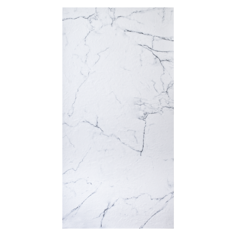 Panneau d’habillage mural pour douche blanc marbré - Le Monde du Bain