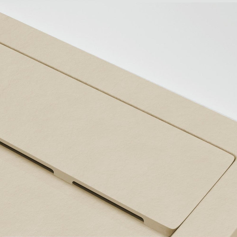 Receveur de douche extra plat QUORE couleur BEIGE- Le Monde du Bain