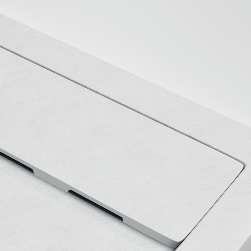 Receveur de douche extra plat QUORE couleur BLANCHE - Le Monde du Bain