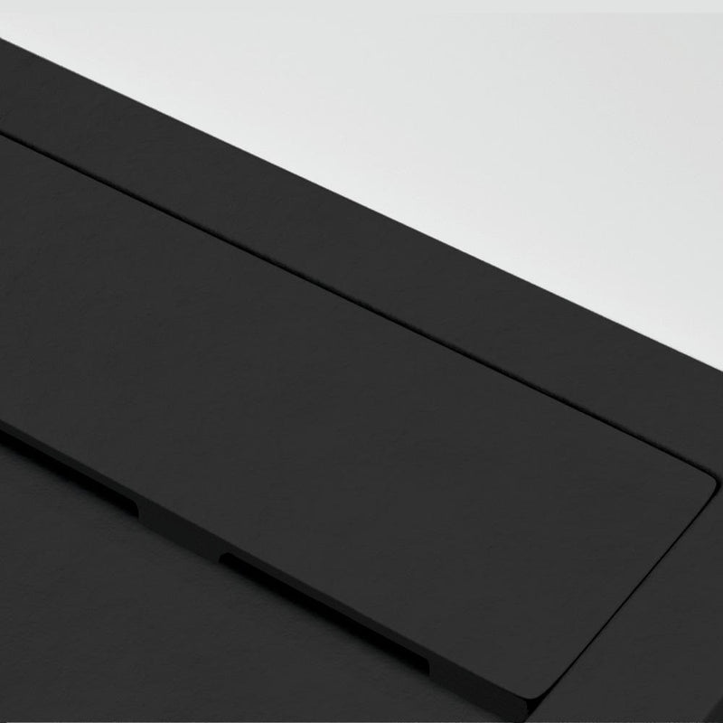 Receveur de douche extrat plat QUORE - NOIR - Le Monde du Bain