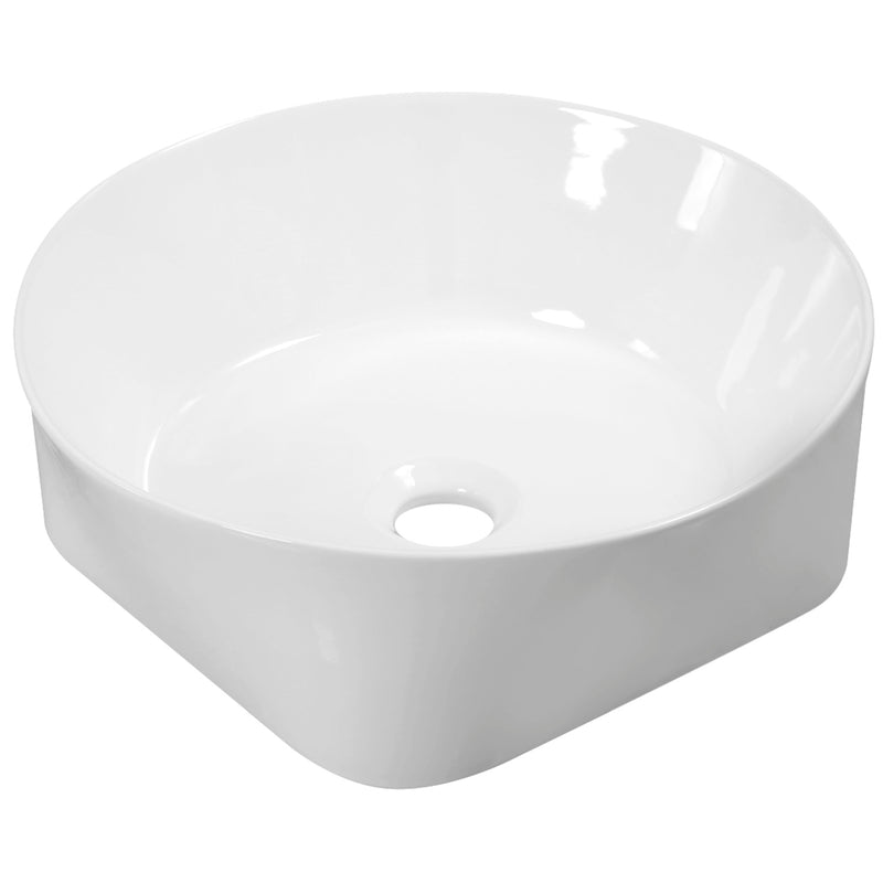 Vasque à poser ronde en céramique ARIA - Le Monde du Bain