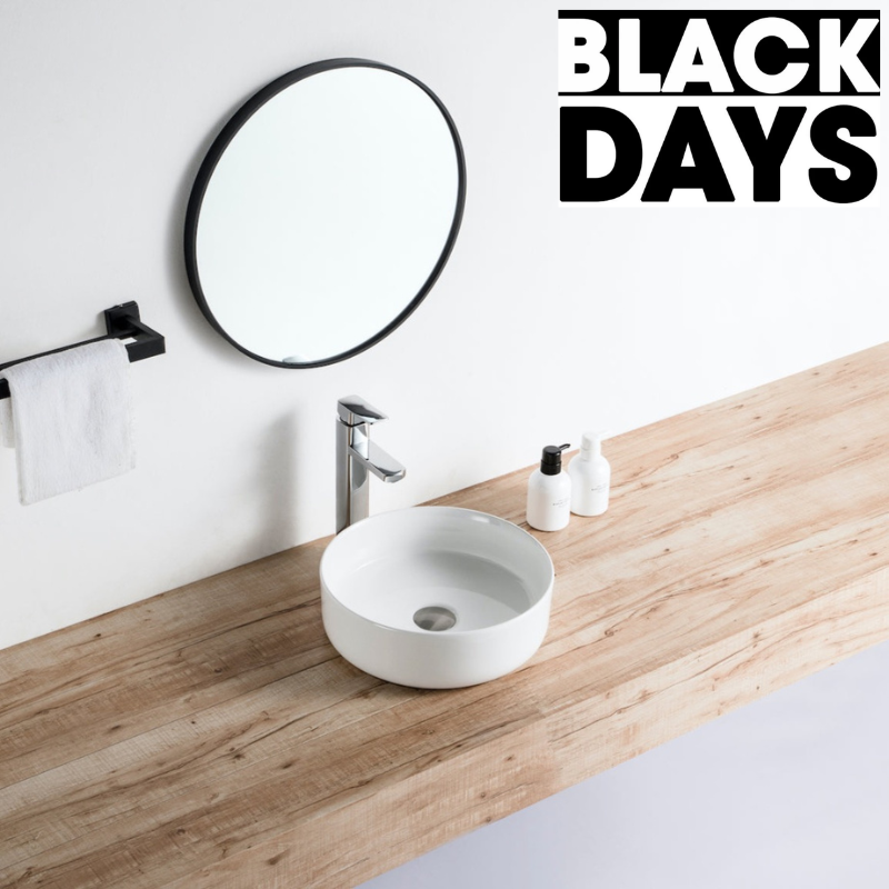 Vasque à poser ronde en céramique MENDOZA 6 coloris