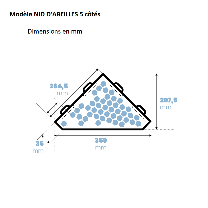 Dimensions - Tablette d&