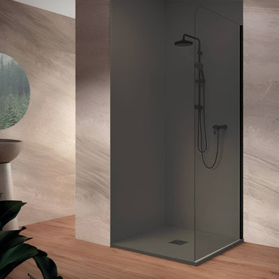 Panneau d’habillage mural pour douche NEXO anthracite - Le Monde du Bain
