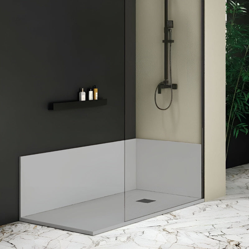 Panneau d’habillage mural pour douche NEXO gris - Le Monde du Bain