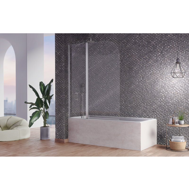 Pare-baignoire fixe et pivotant RITA - Le Monde du Bain