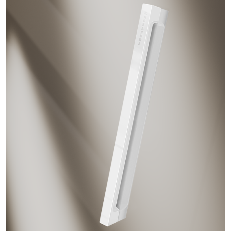 Poignée de porte - Paroi de douche 2 verres fixes + 2 portes coulissantes DELTA - Le Monde du Bain