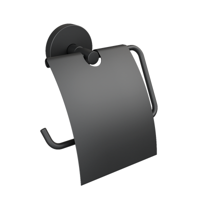 Porte-papier wc KLEO noir mat