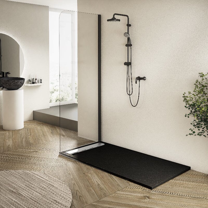 Receveur de douche extra plat RIBERA noir