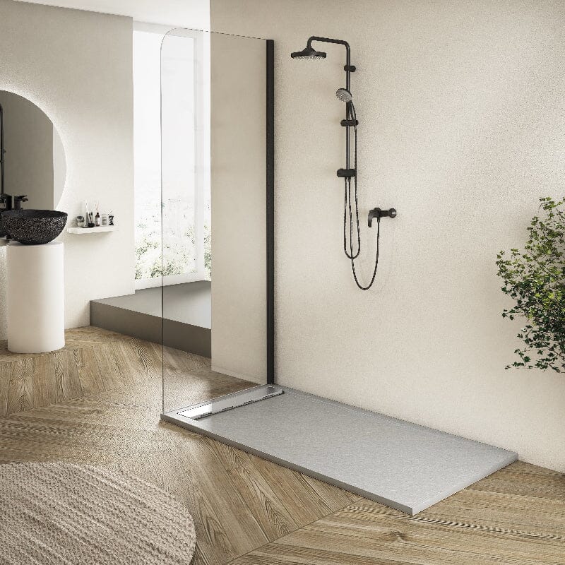 Receveur de douche extra plat RIBERA gris