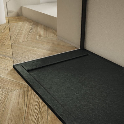 Receveur de douche extra plat RIBERA noir