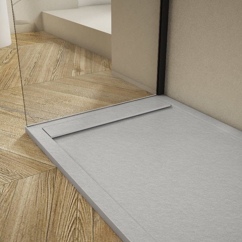 Receveur de douche extra plat RIBERA gris