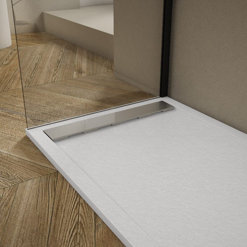 Receveur de douche extra plat RIBERA blanc