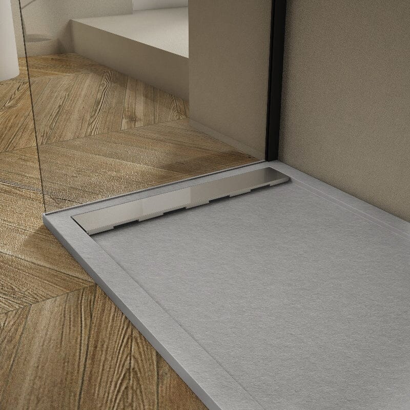 Receveur de douche extra plat RIBERA gris