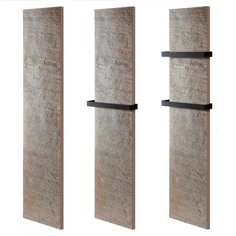 Radiateur sèche-serviettes électrique, PIERRE NATURELLE Cuprus, 800 W ou 1200 W