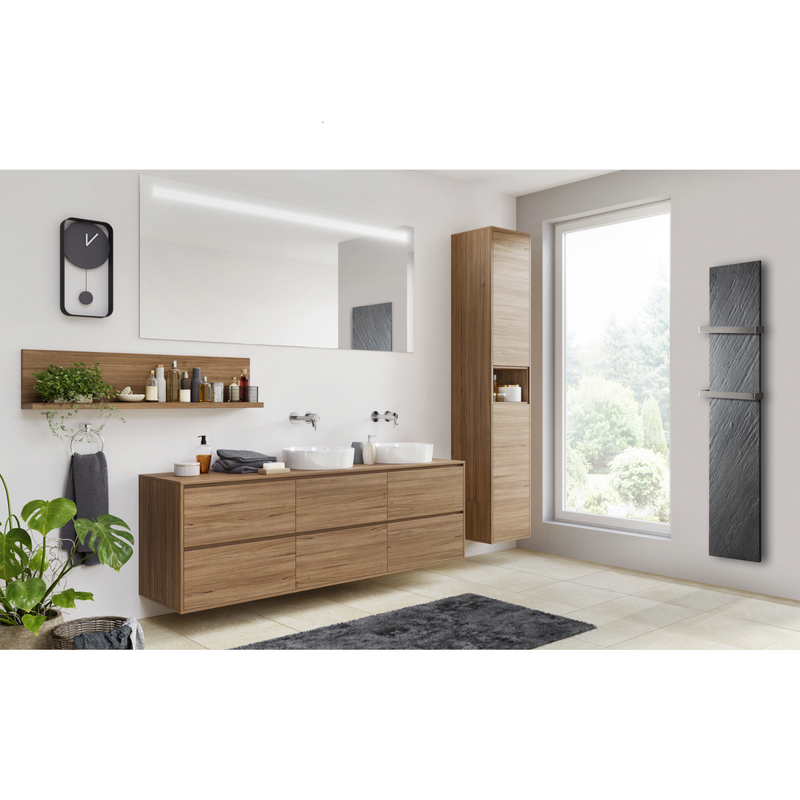 Radiateur sèche-serviettes électrique PIERRE NATURELLE - Le Monde du Bain