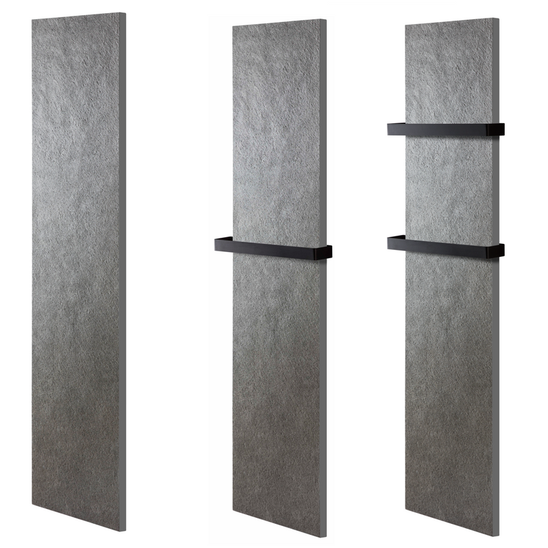 Radiateur sèche-serviettes électrique, PIERRE NATURELLE Roche de mer, 450 W, 800 W ou 1200 W