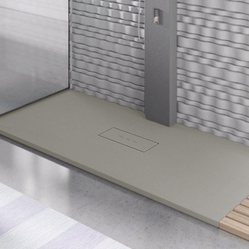 Receveur de douche extra-plat en fonte minérale VIC - Le Monde du Bain