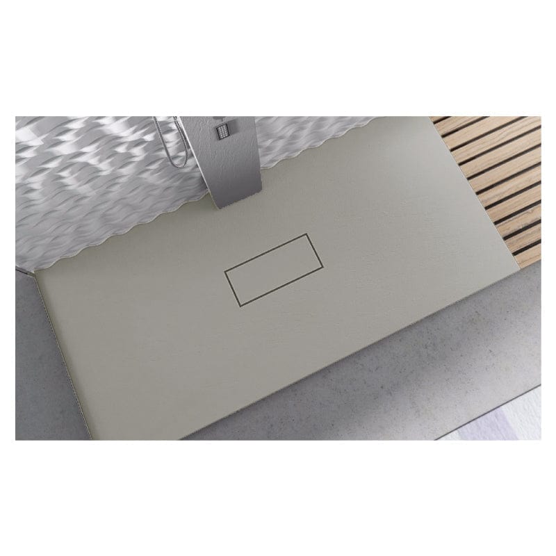 Receveur de douche extra-plat en fonte minérale VIC - Le Monde du Bain