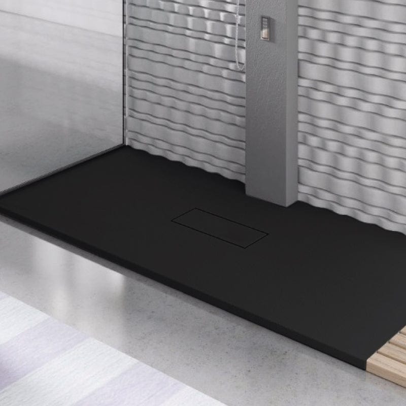 Receveur de douche extra-plat en fonte minérale VIC - Le Monde du Bain