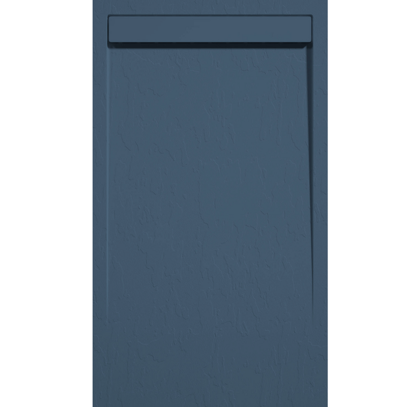 Receveur de douche résine surface ardoisée CLEVER anthracite -Le Monde du Bain