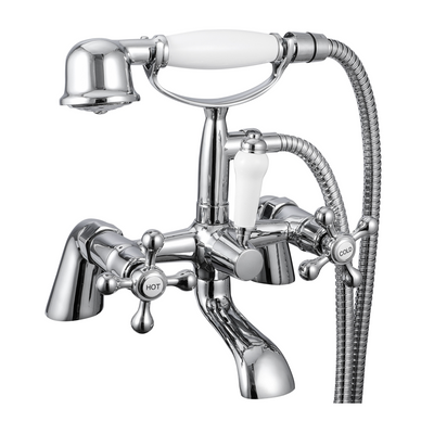 Robinet mélangeur baignoire rétro sur plage VICTORIA - Le Monde du Bain